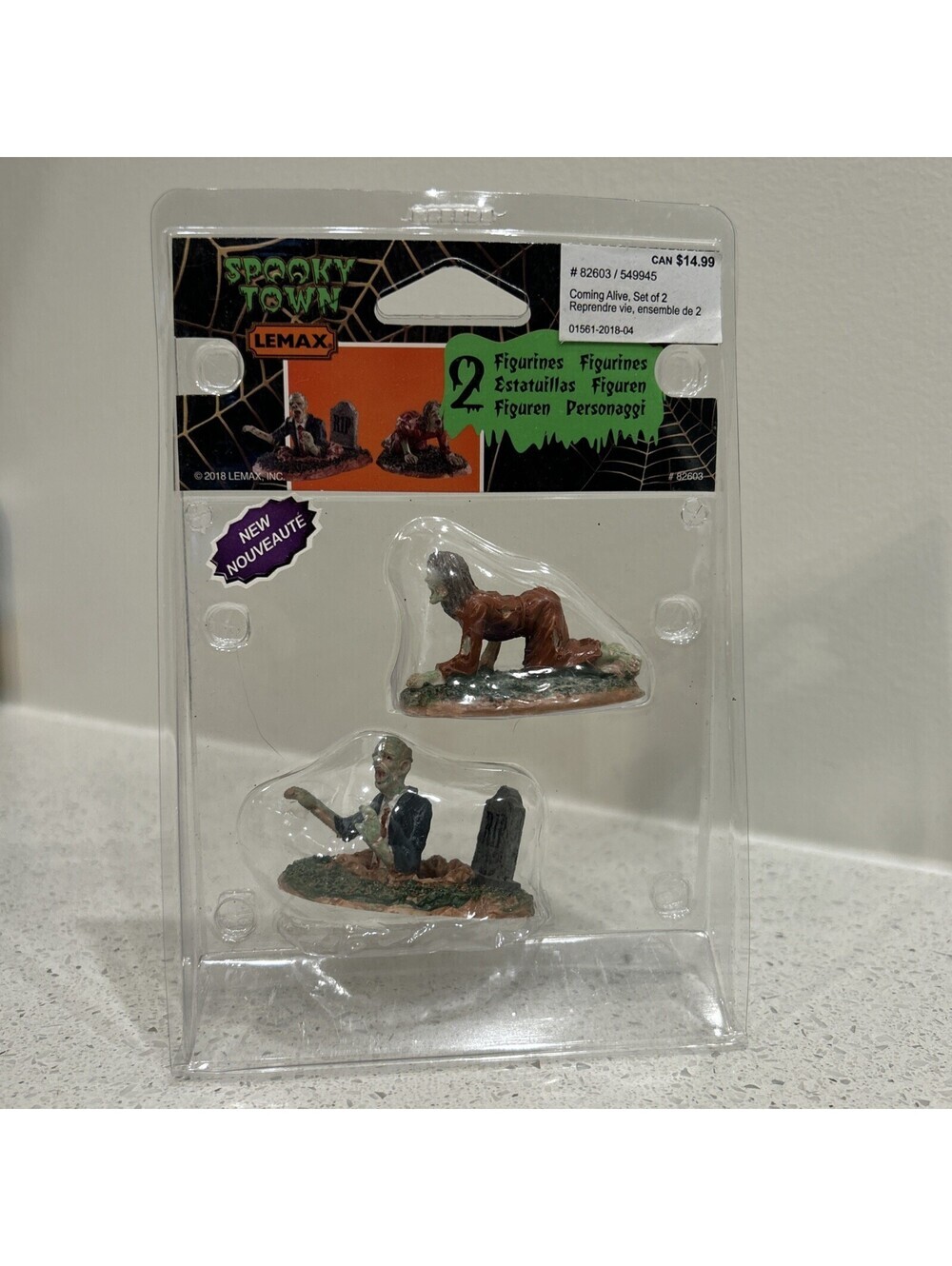 Lemax Spooky Town Coming Alive  #82603 Retired Zombies